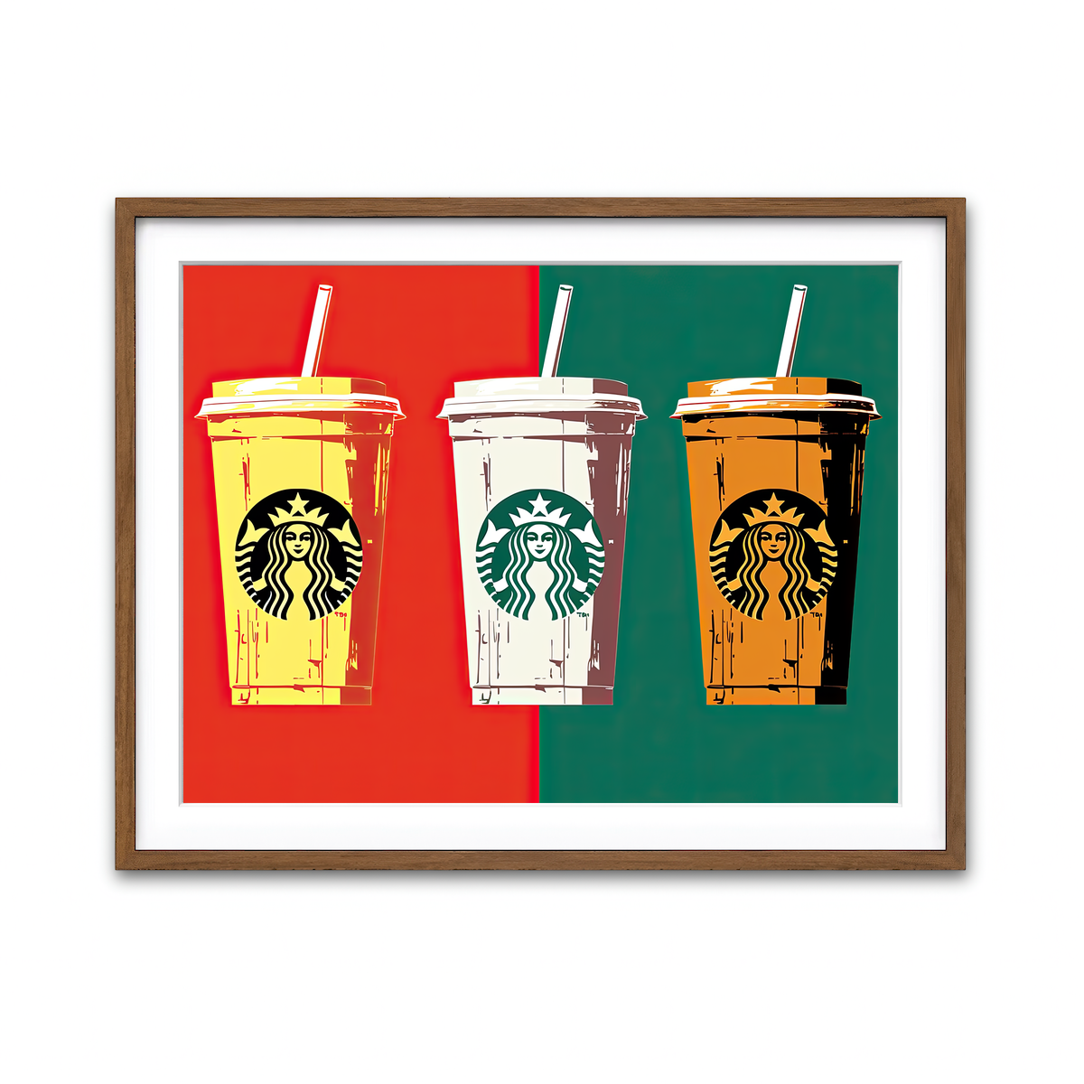 Framed Print 4x3 Walnut