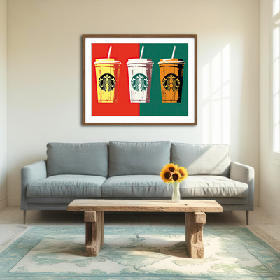 AUTO-MOCKUP ROOM | Starbs Warhol Wall Art