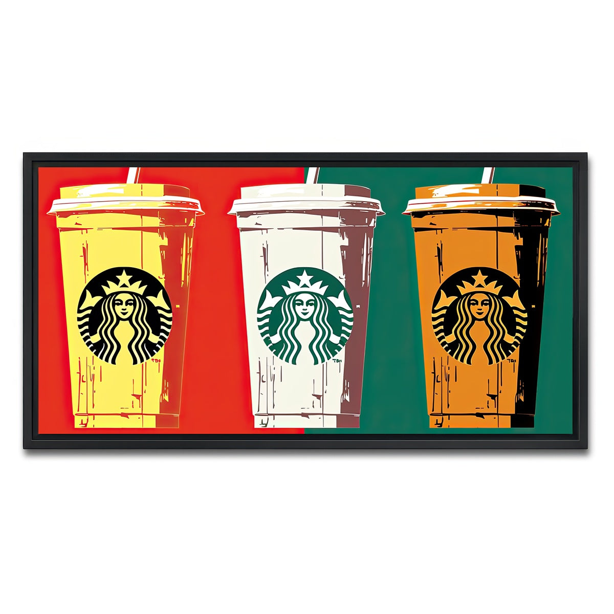AUTO-MOCKUP WHITE | Starbs Warhol | 1 Piece | Black Framed Canvas | group=2x1