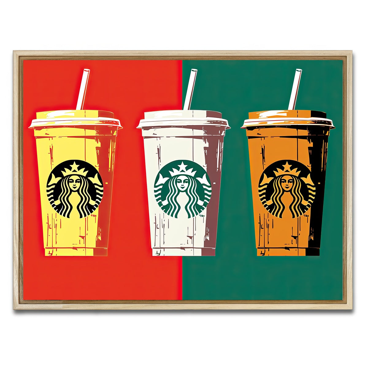 AUTO-MOCKUP WHITE | Starbs Warhol | 1 Piece | Natural Framed Canvas | group=4x3