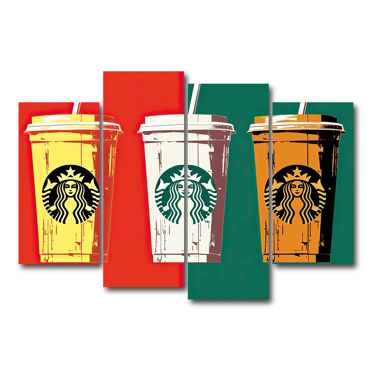 AUTO-MOCKUP WHITE | Starbs Warhol | 4 Piece | Gallery Wrap Canvas | group=4_short