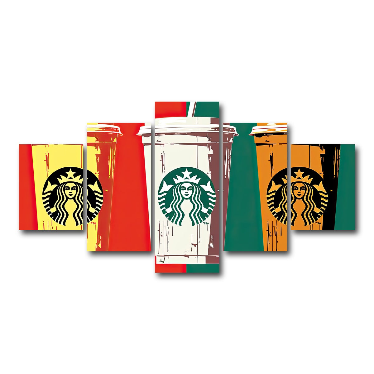AUTO-MOCKUP WHITE | Starbs Warhol | 5 Piece | Gallery Wrap Canvas | group=5_short