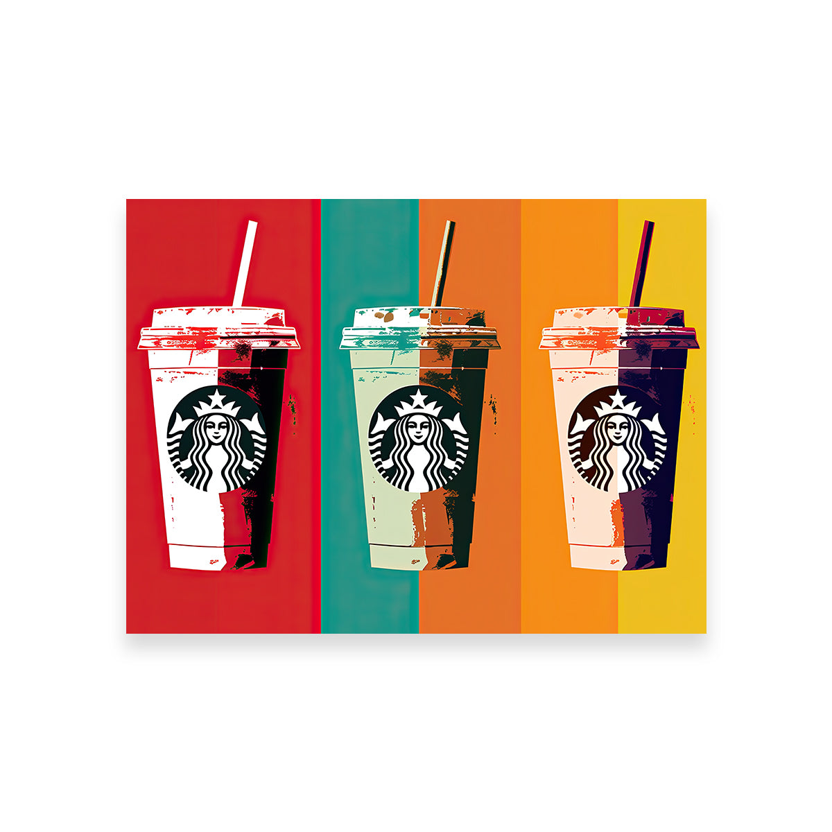 Starbucks Warhol Wall Art