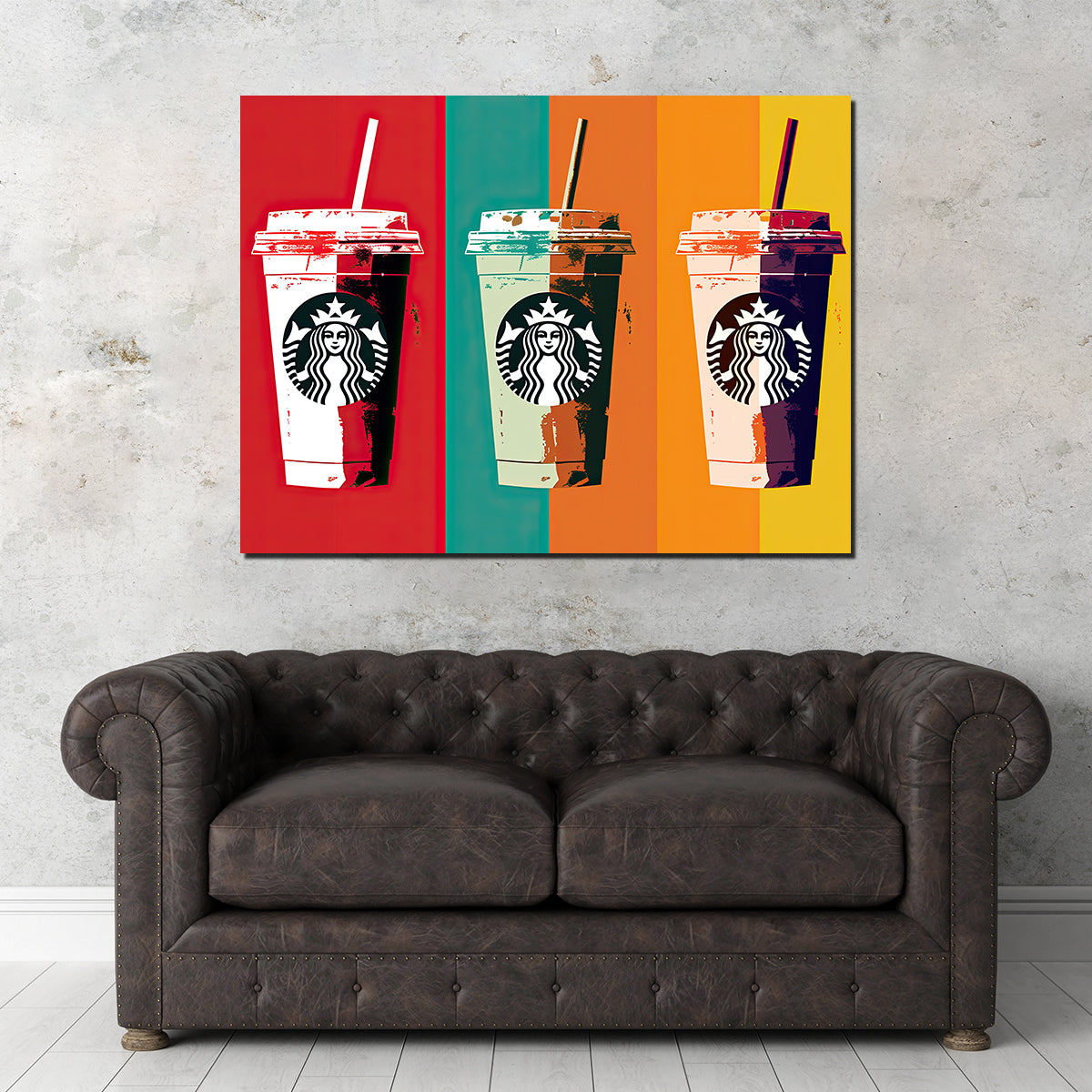 Starbucks Warhol Wall Art