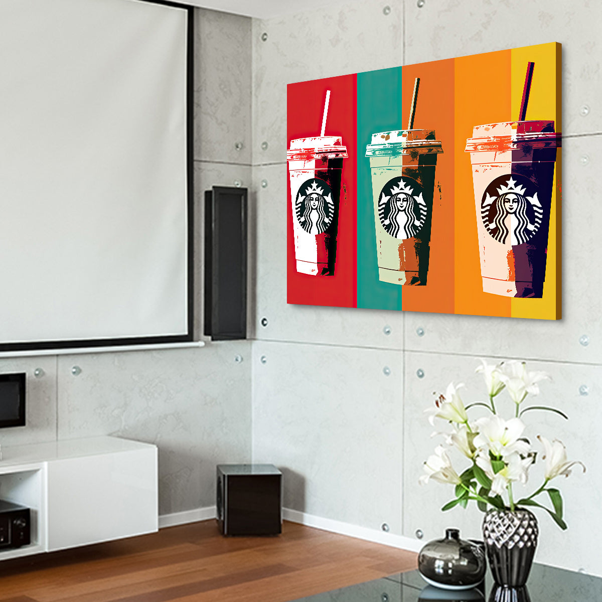 Starbucks Warhol Wall Art