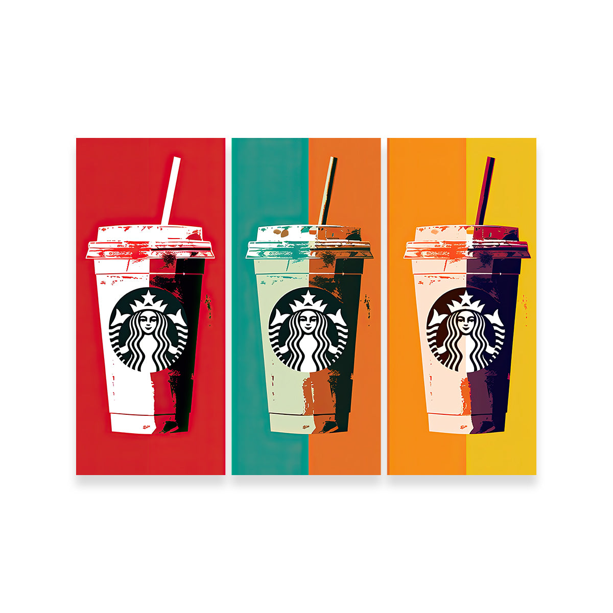 Starbucks Warhol Wall Art