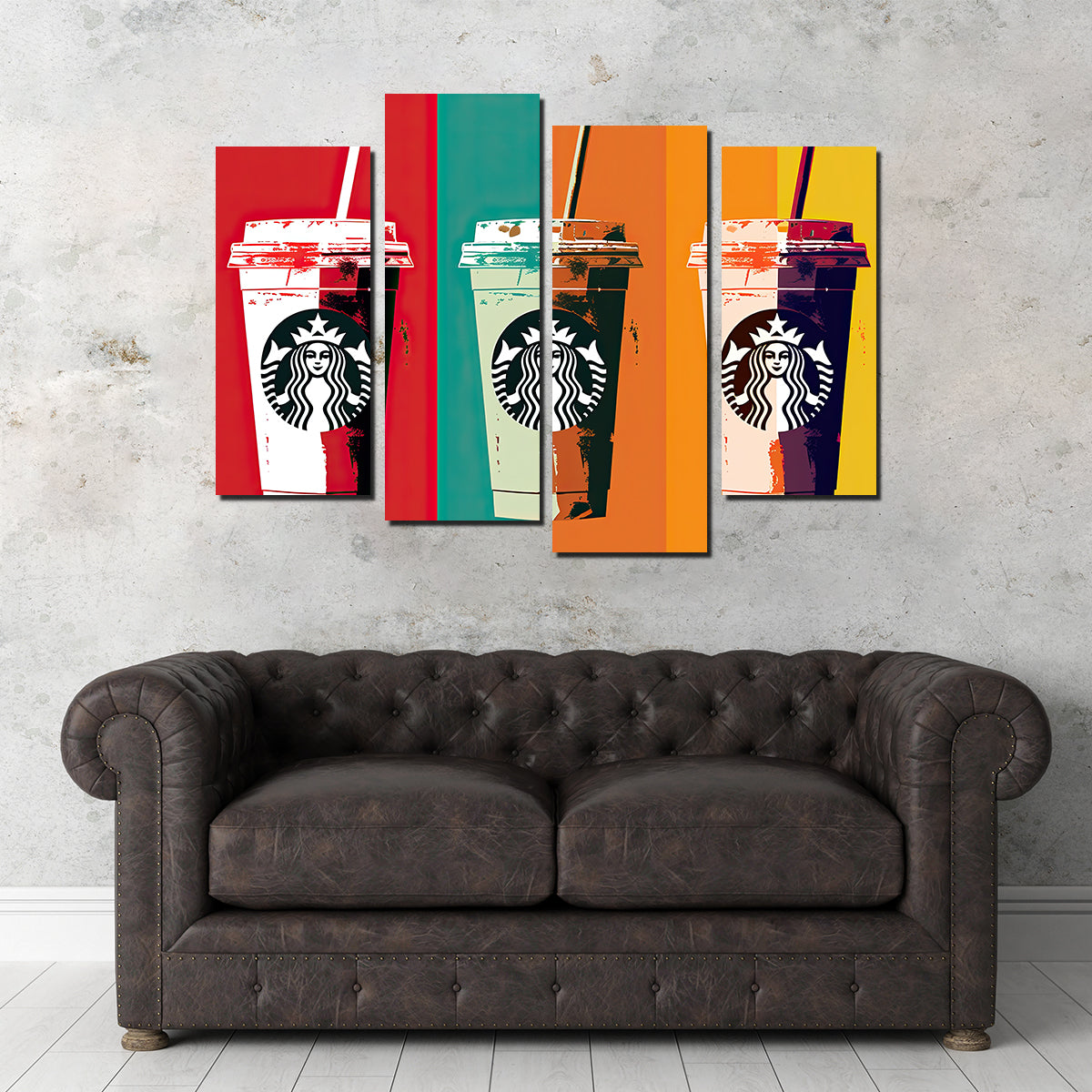 Starbucks Warhol Wall Art