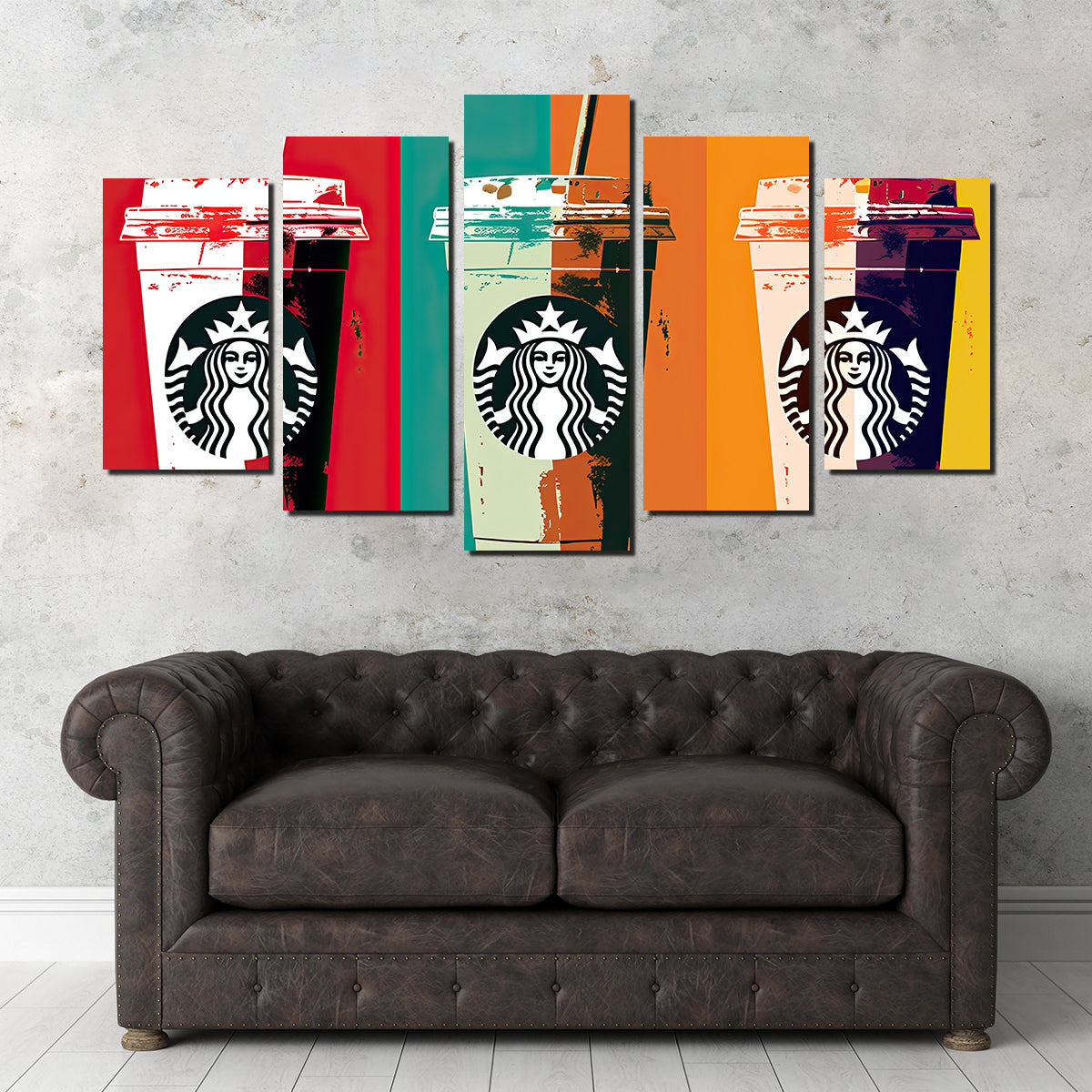 Starbucks Warhol Wall Art