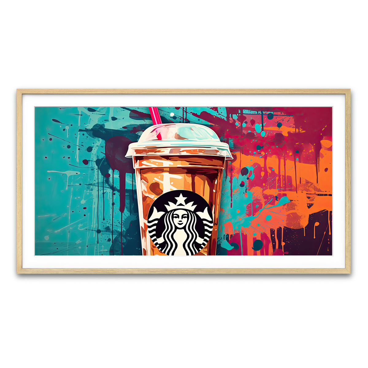 Framed Print 2x1 Natural