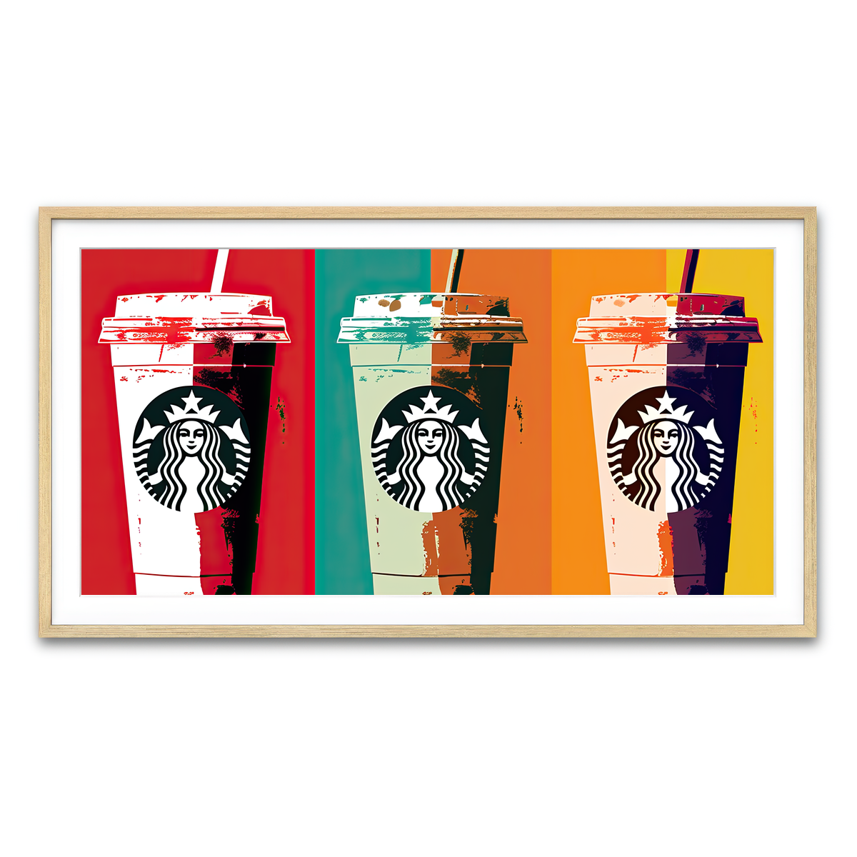 Framed Print 2x1 Natural