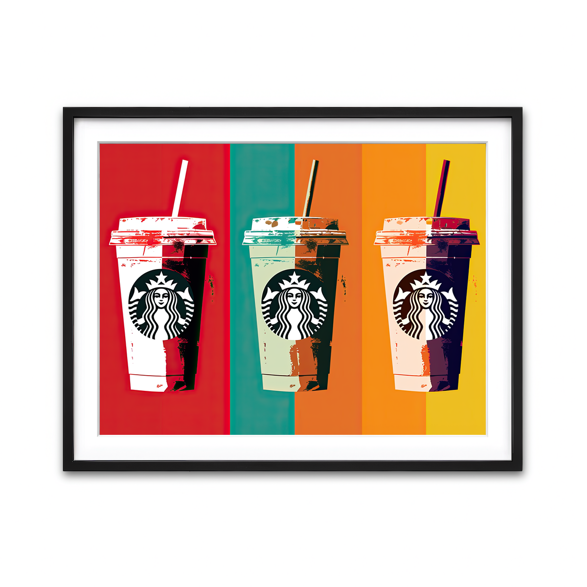 Framed Print 4x3 Black