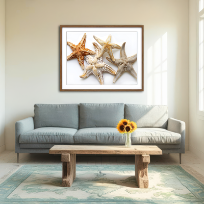 AUTO-MOCKUP ROOM | Starfishes Wall Art