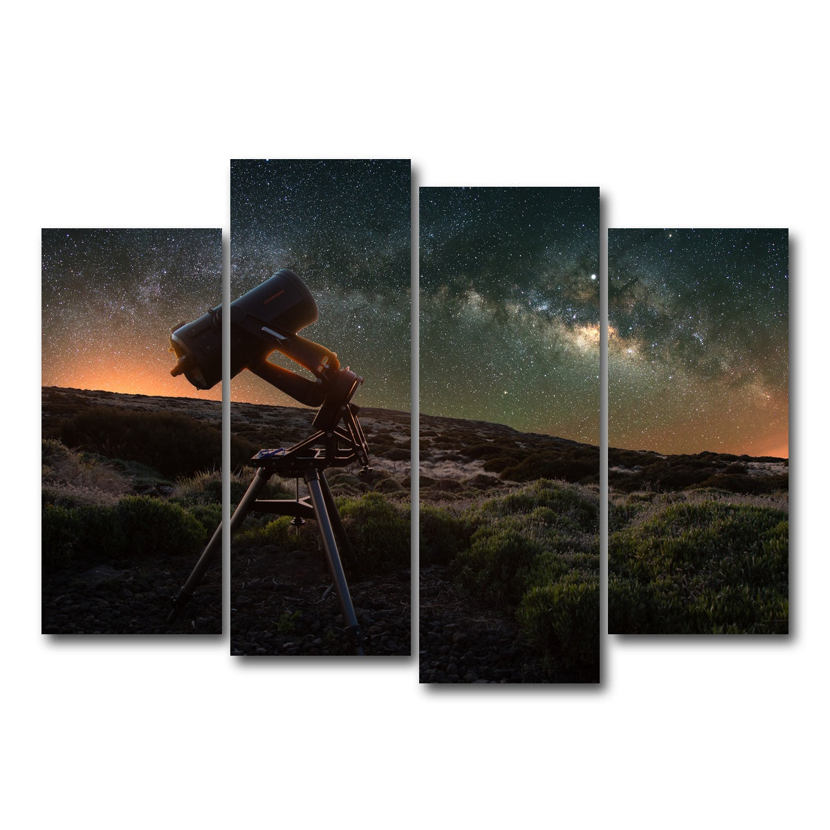 AUTO-MOCKUP WHITE | Stargazer | 4 Piece | Gallery Wrap Canvas | group=4_normal