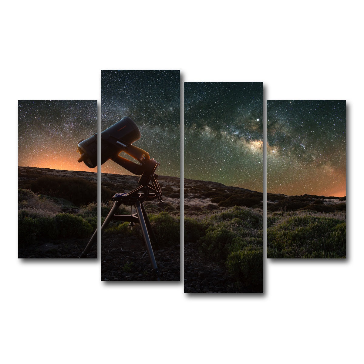 AUTO-MOCKUP WHITE | Stargazer | 4 Piece | Gallery Wrap Canvas | group=4_short