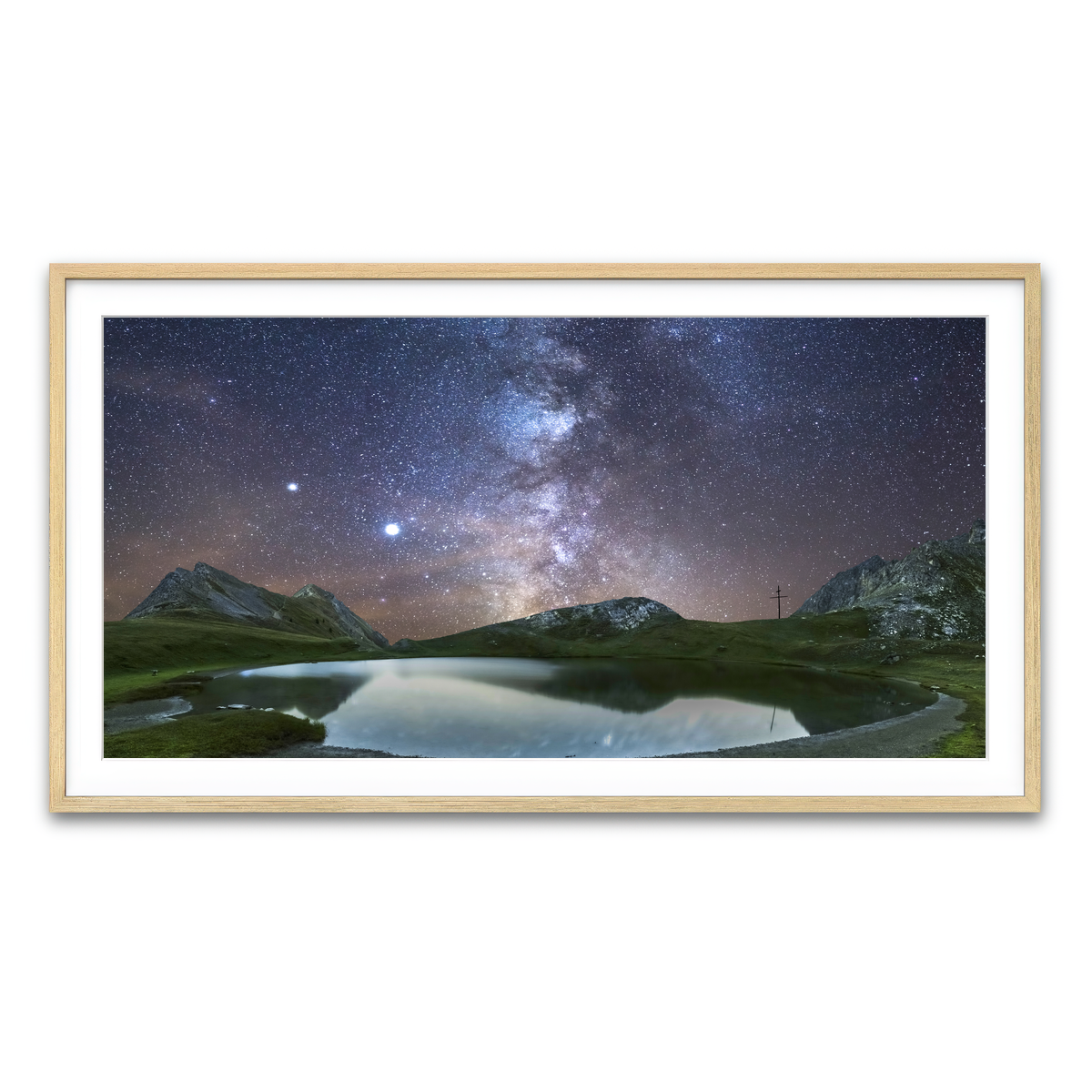 Framed Print 2x1 Natural