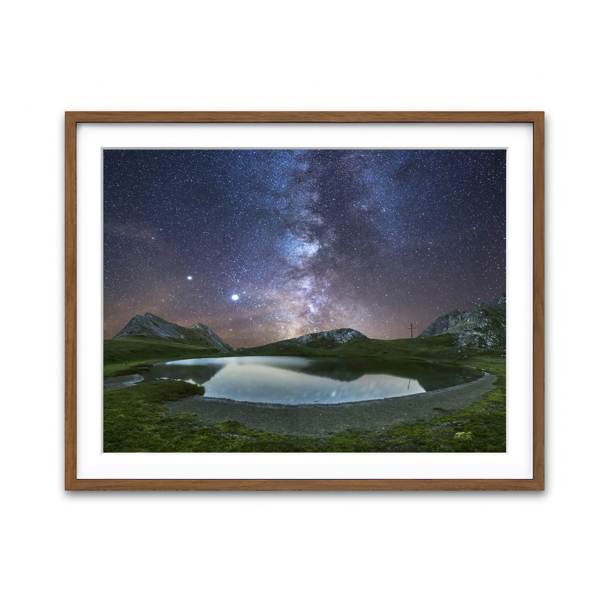 Framed Print 4x3 Walnut