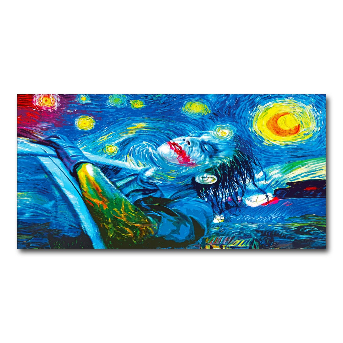 AUTO-MOCKUP WHITE | Starry Night Joker | 1 Piece | Gallery Wrap Canvas | group=2x1