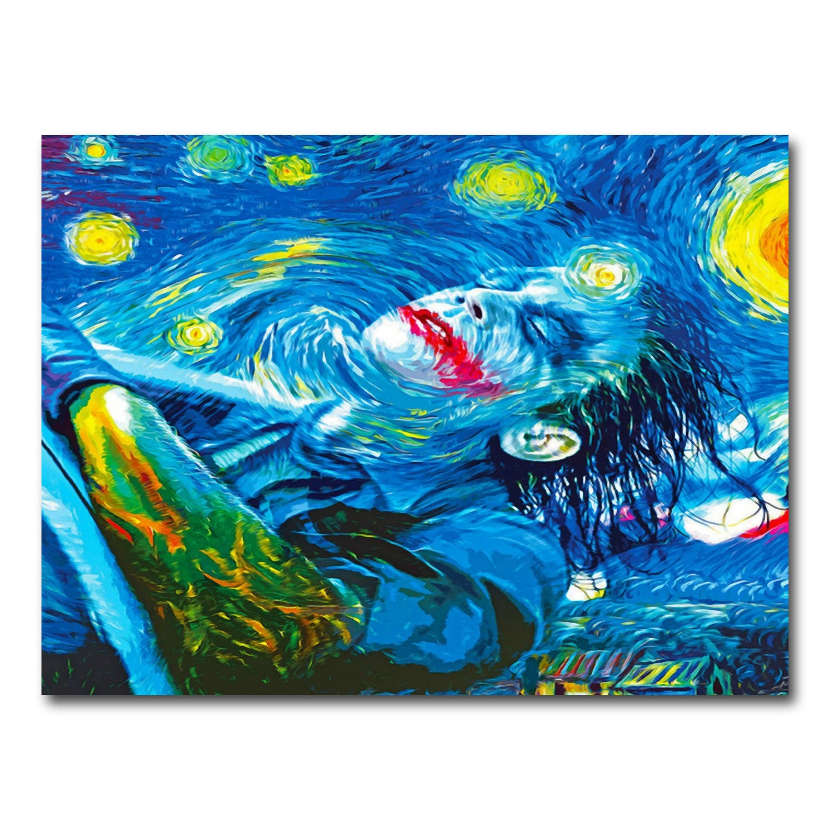 AUTO-MOCKUP WHITE | Starry Night Joker | 1 Piece | Gallery Wrap Canvas | group=4x3