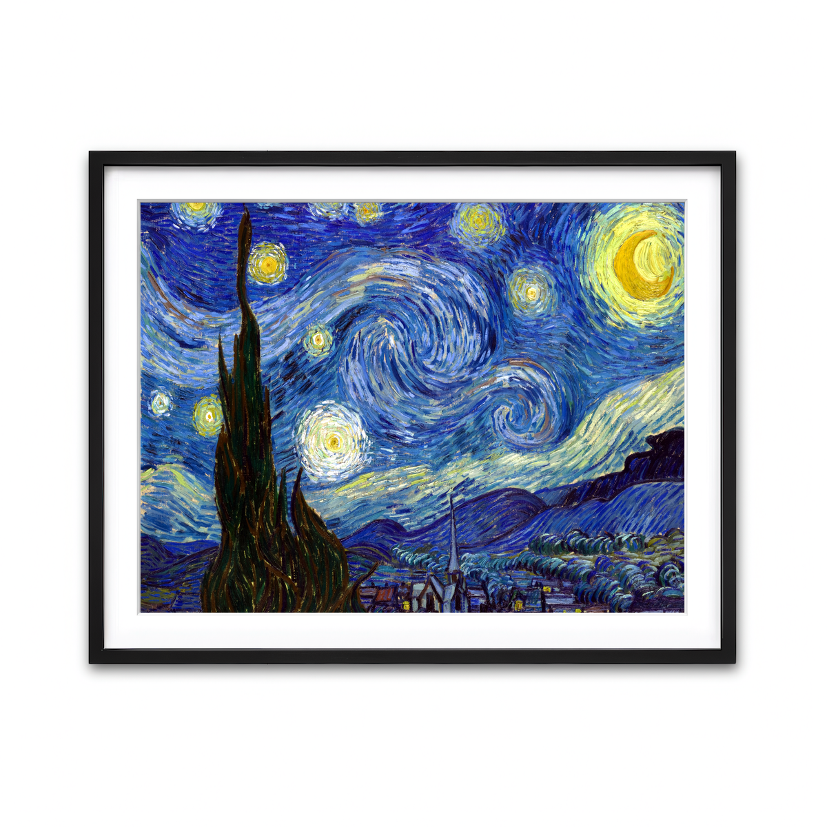 Framed Print 4x3 Black