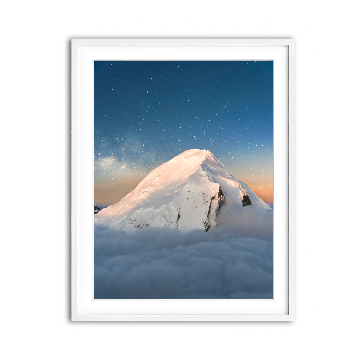 Framed Print 3x4 White