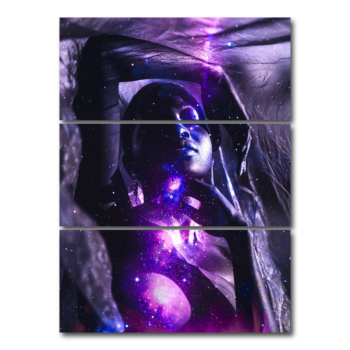 AUTO-MOCKUP WHITE | Stars | 3 Piece | Gallery Wrap Canvas | group=8x18_stacked