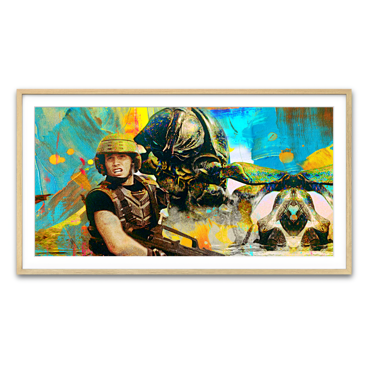 Framed Print 2x1 Natural