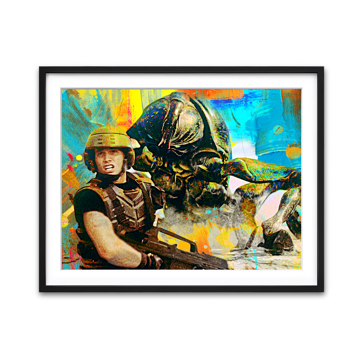 Framed Print 4x3 Black