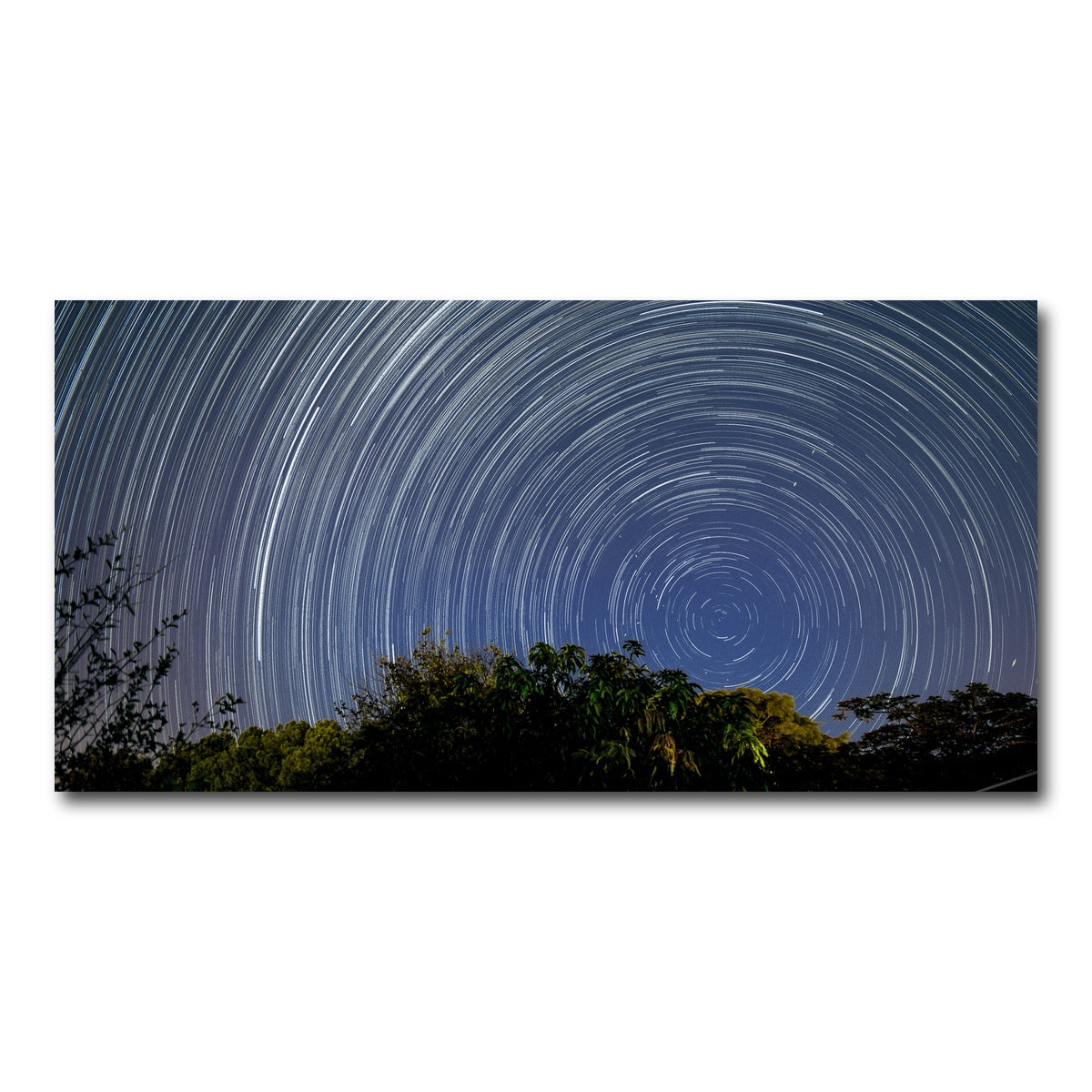 AUTO-MOCKUP WHITE | Startrail Polo Sul Celeste | 1 Piece | Gallery Wrap Canvas | group=2x1
