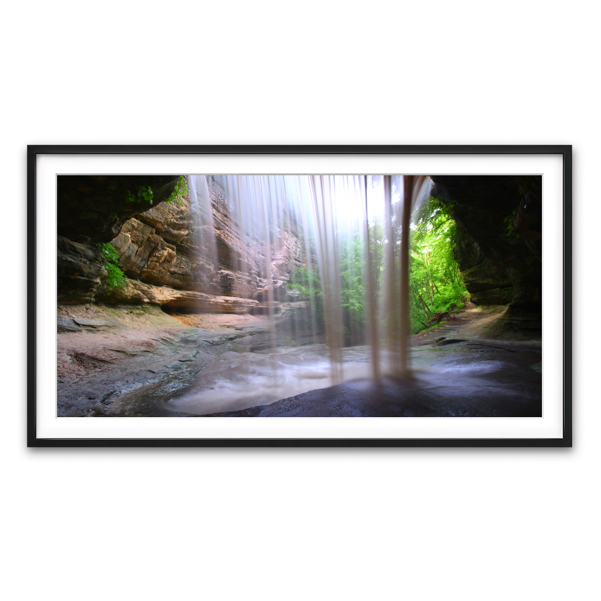 Framed Print 2x1 Black