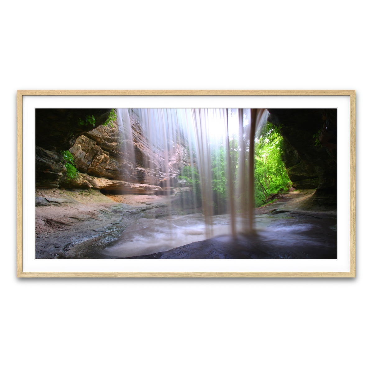 Framed Print 2x1 Natural