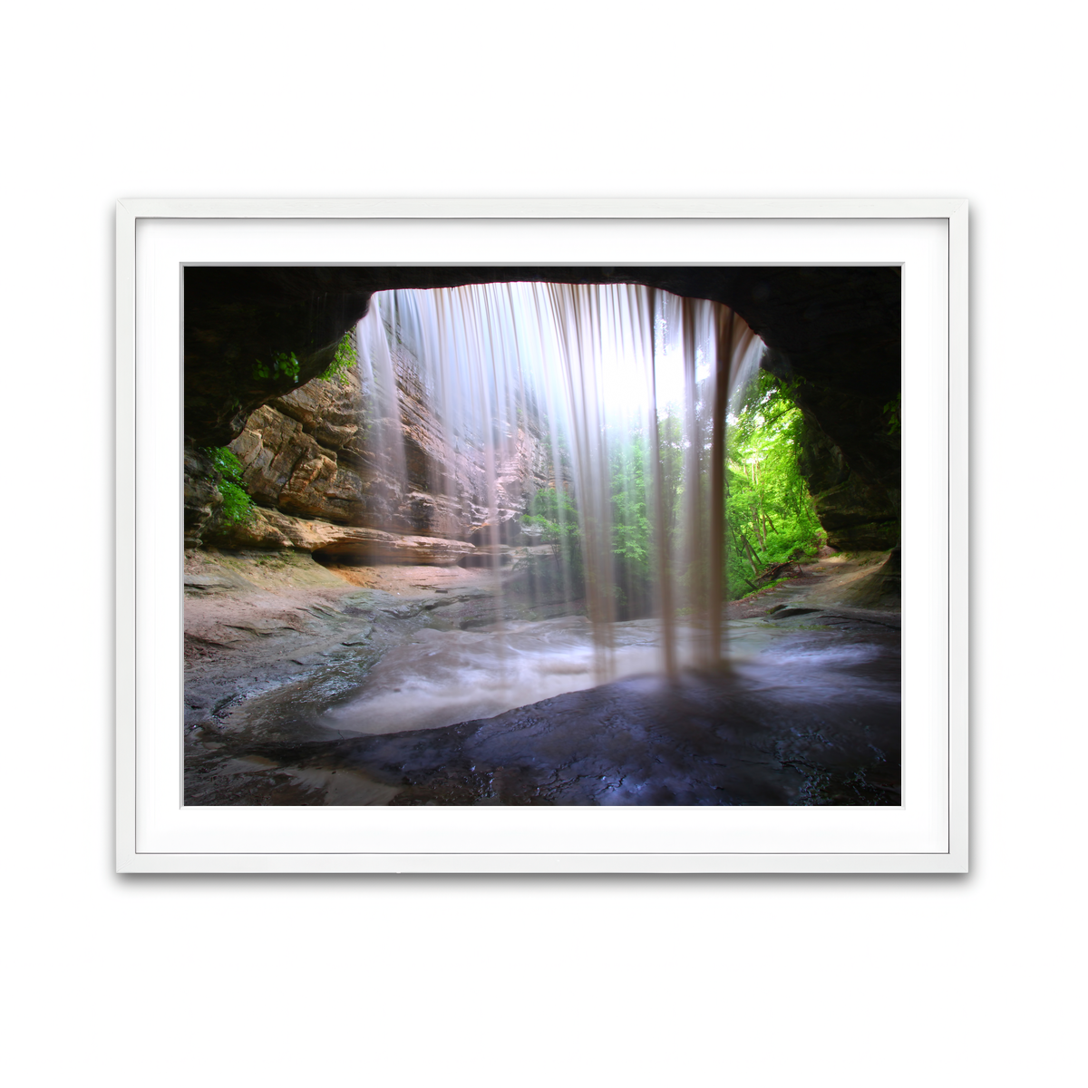 Framed Print 4x3 White