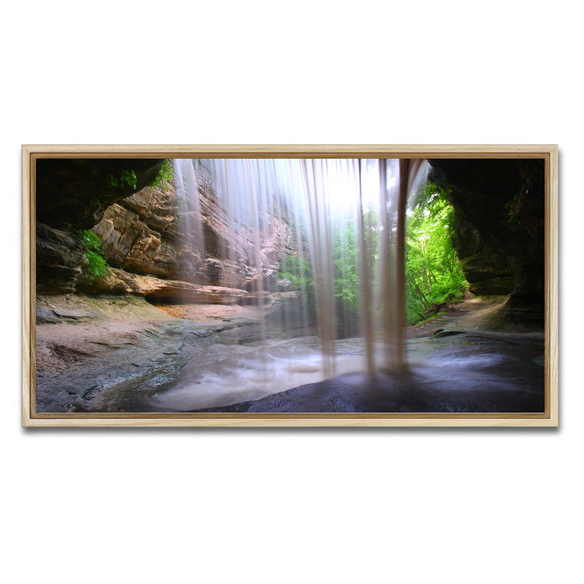AUTO-MOCKUP WHITE | Starved Rock State Park | 1 Piece | Natural Framed Canvas | group=2x1