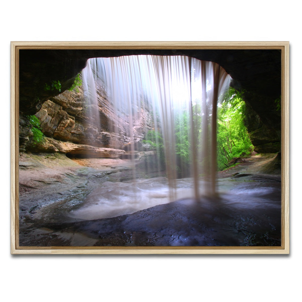 AUTO-MOCKUP WHITE | Starved Rock State Park | 1 Piece | Natural Framed Canvas | group=4x3