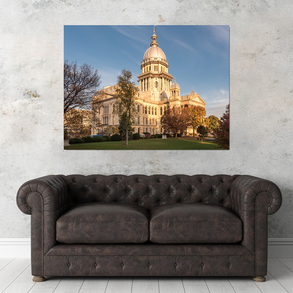 State Capitol in Springfield Wall Art