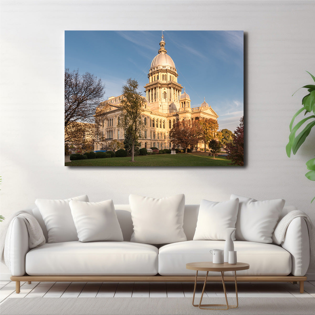 State Capitol in Springfield Wall Art