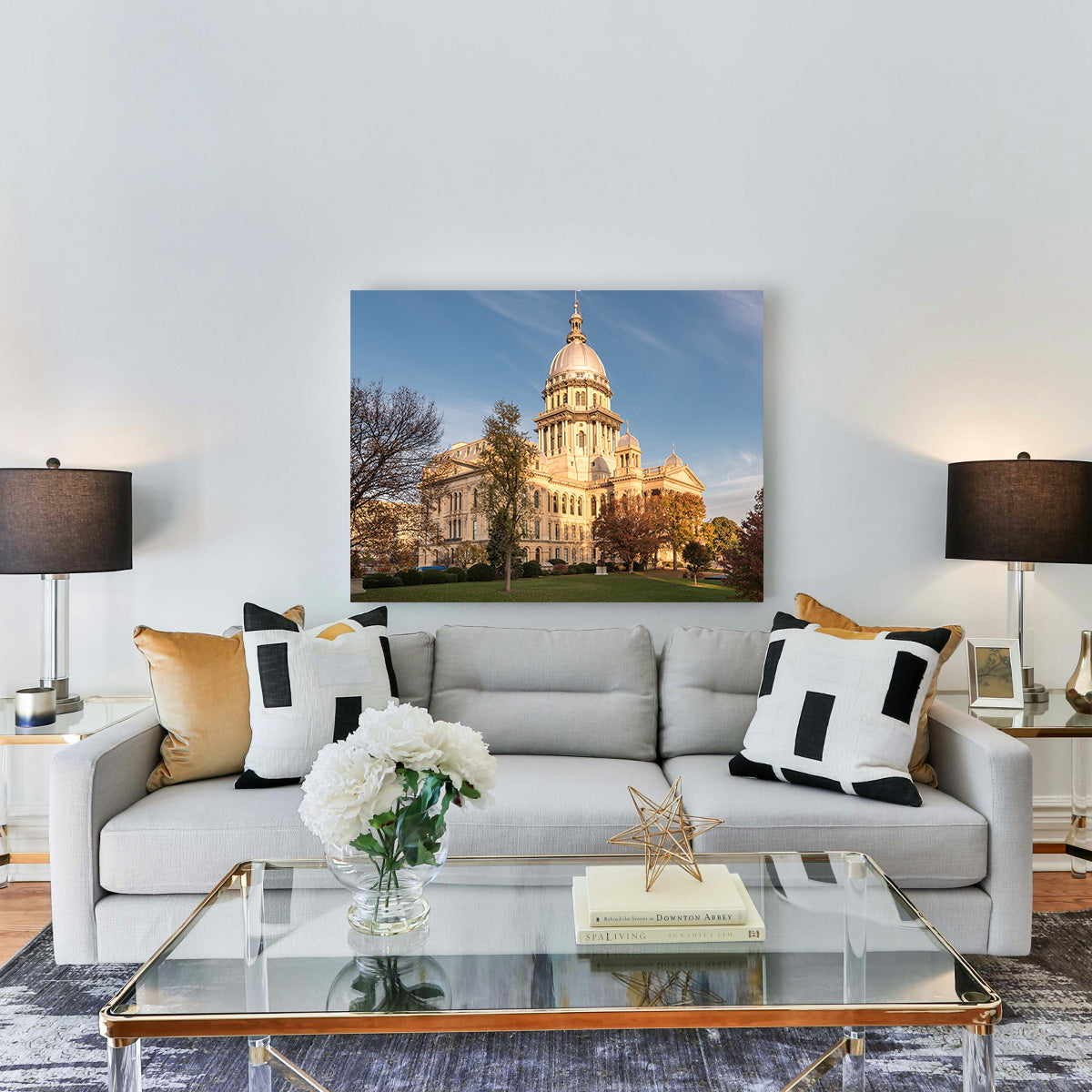 State Capitol in Springfield Wall Art