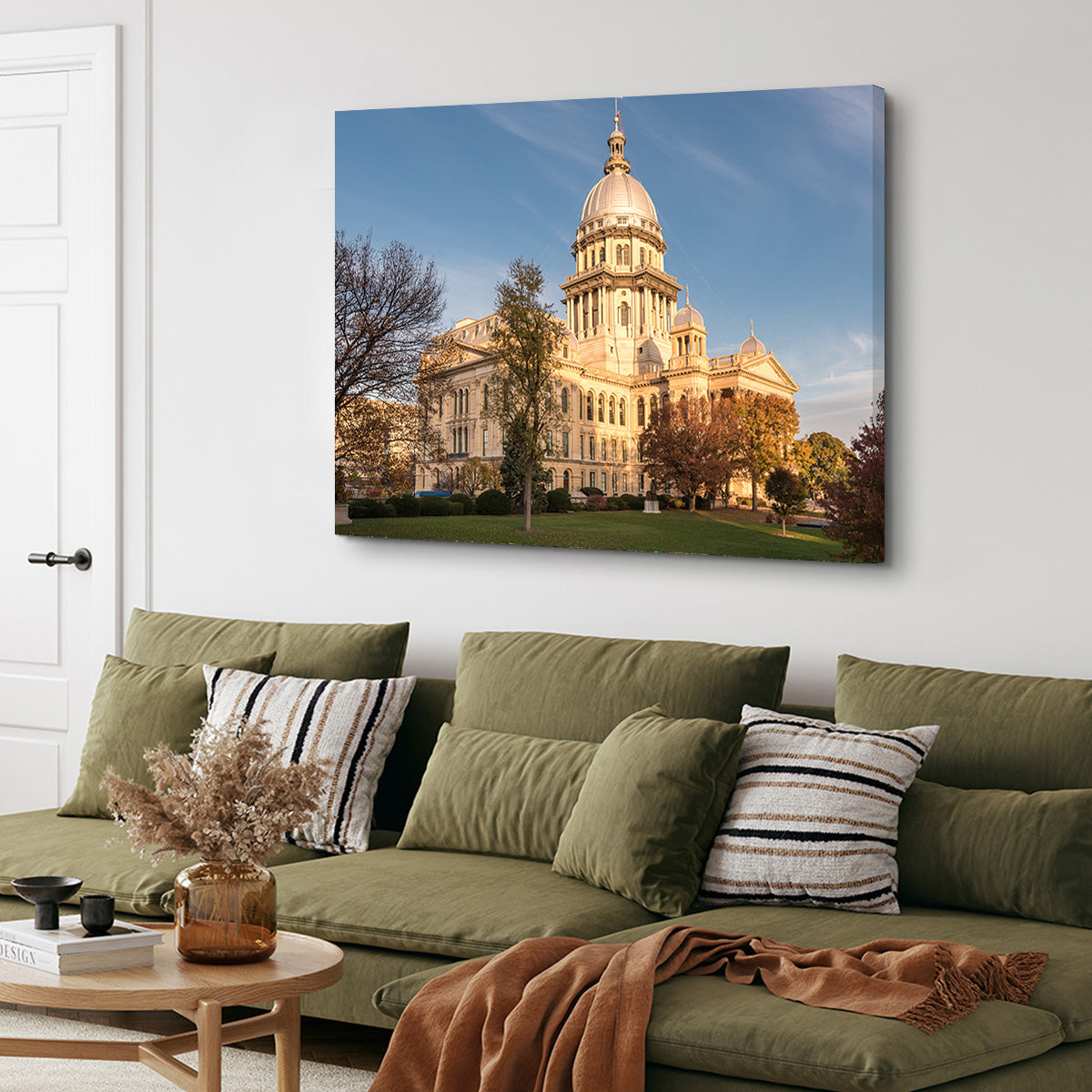 State Capitol in Springfield Wall Art
