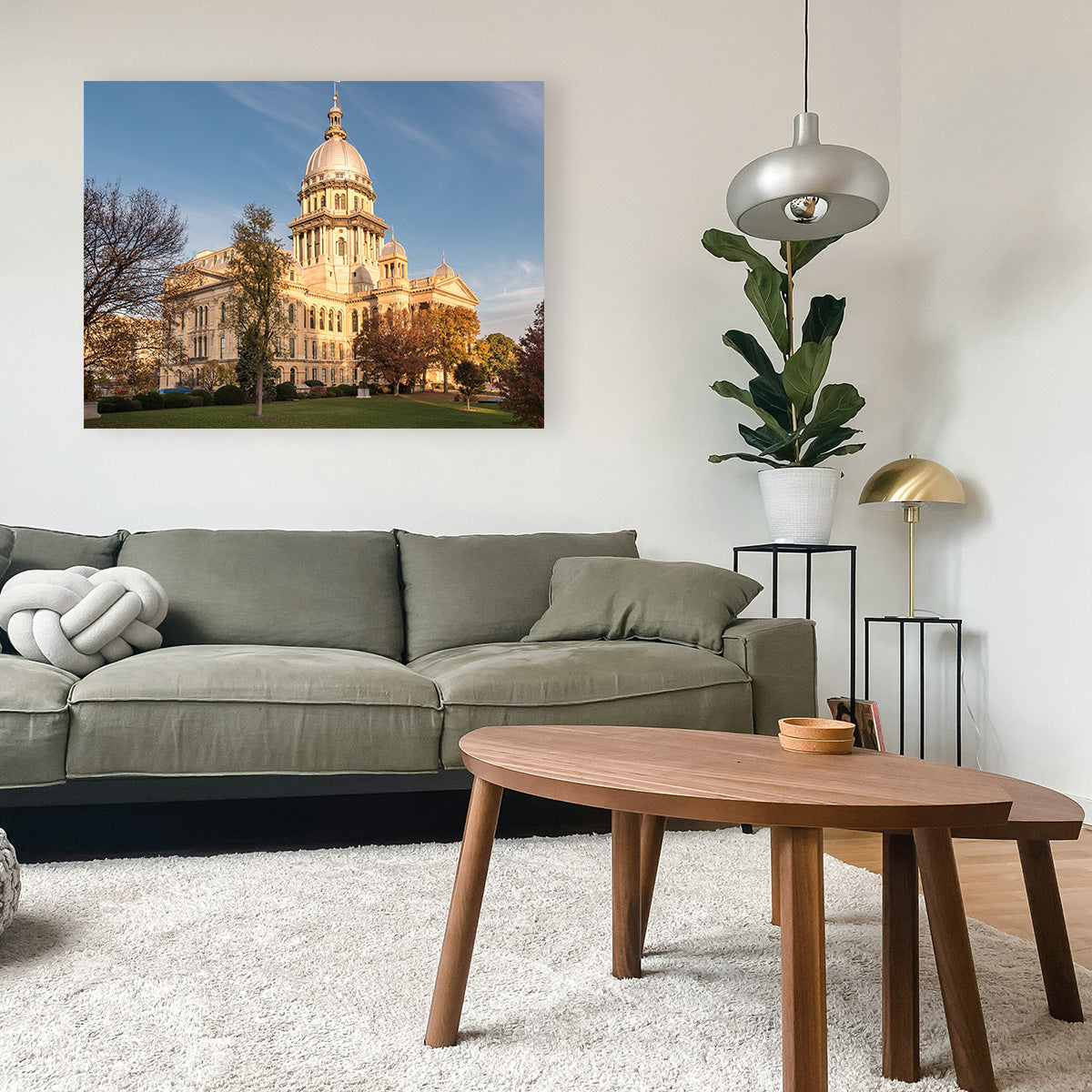 State Capitol in Springfield Wall Art