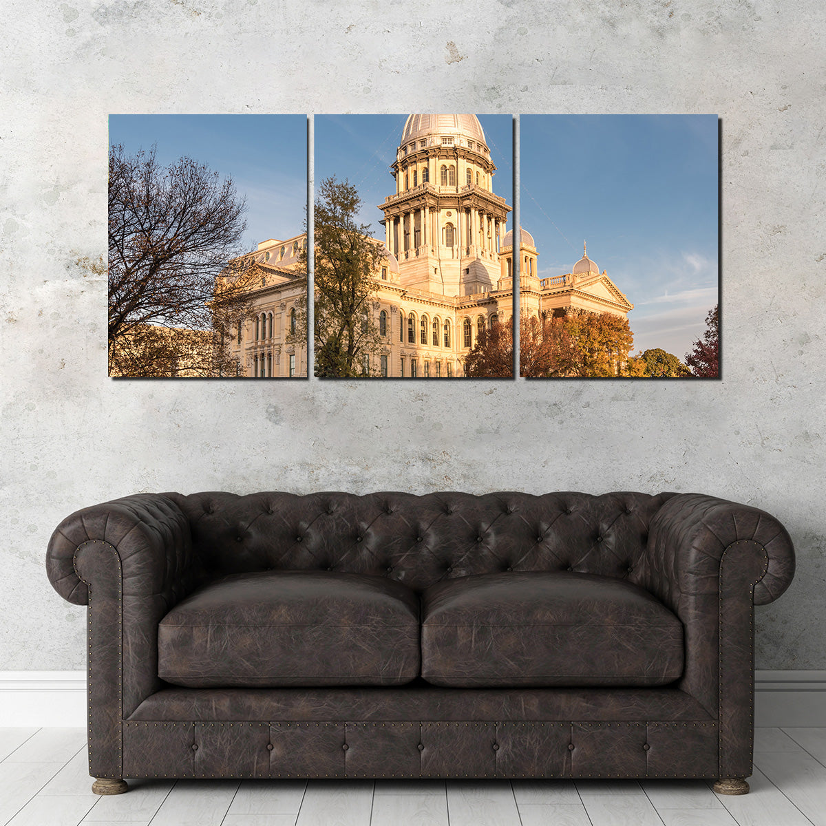 State Capitol in Springfield Wall Art
