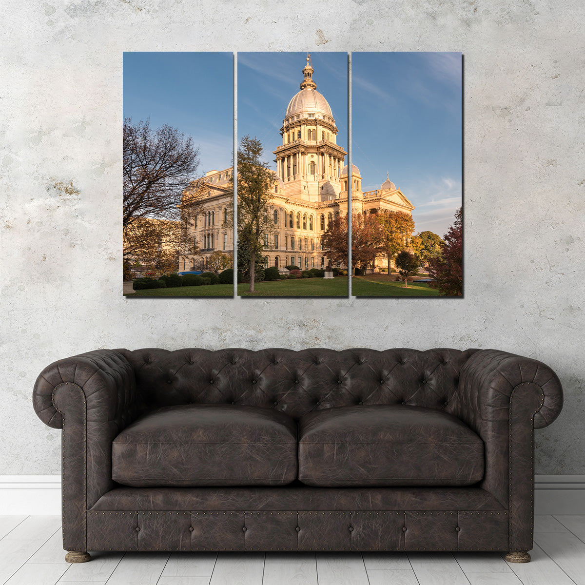 State Capitol in Springfield Wall Art