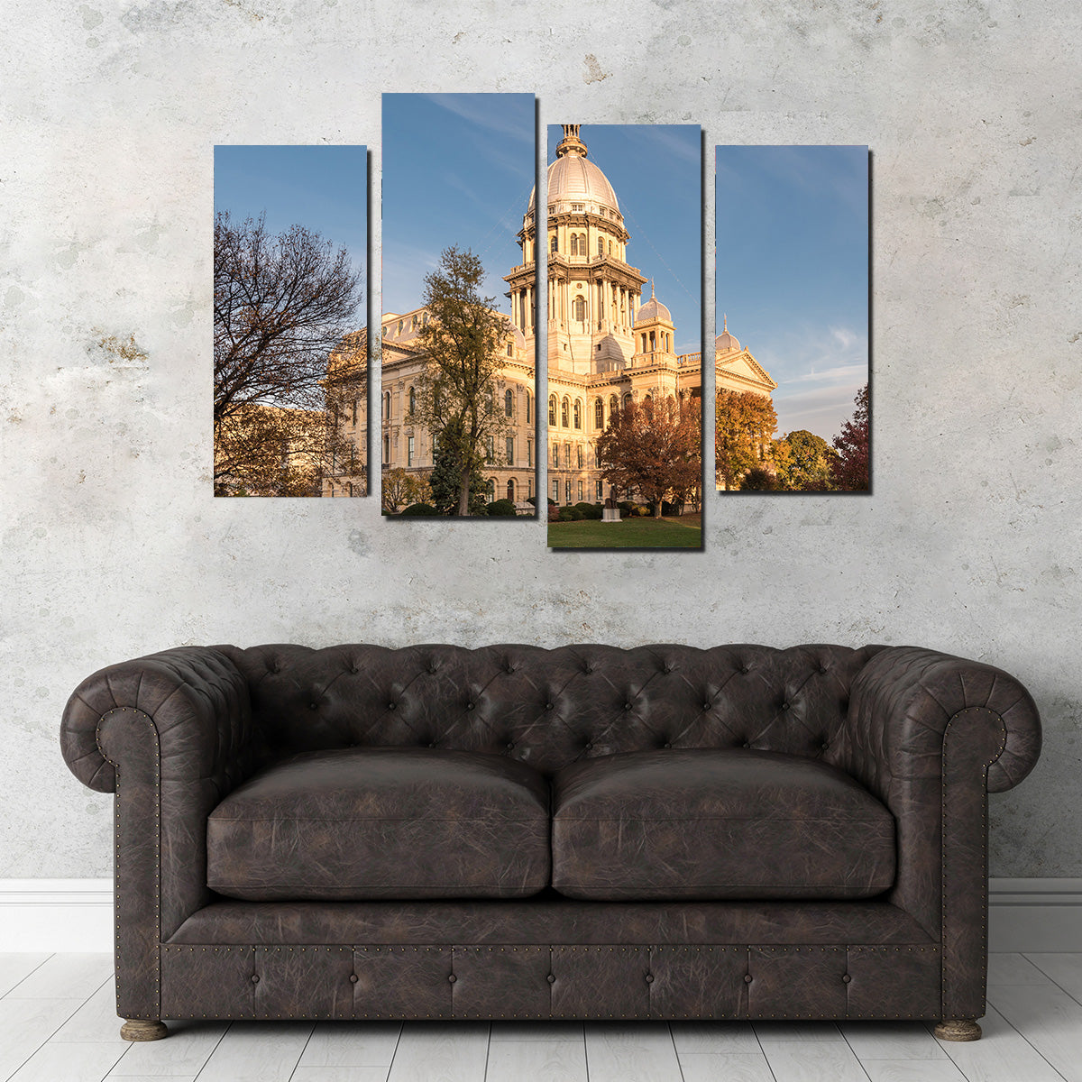 State Capitol in Springfield Wall Art