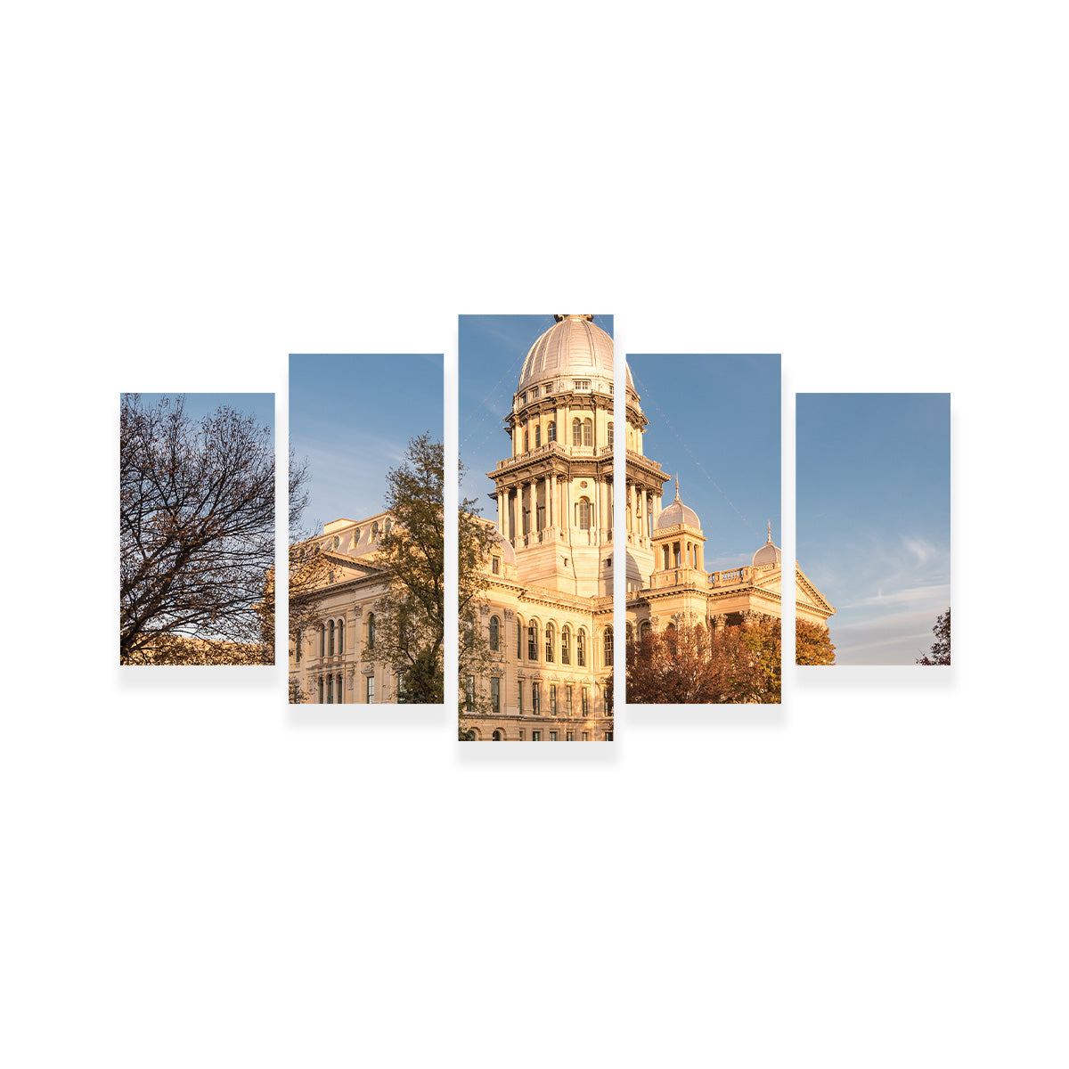 State Capitol in Springfield Wall Art