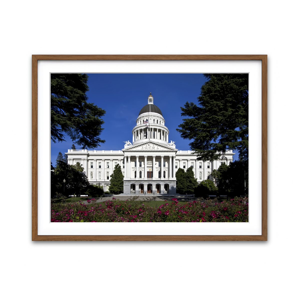 Framed Print 4x3 Walnut