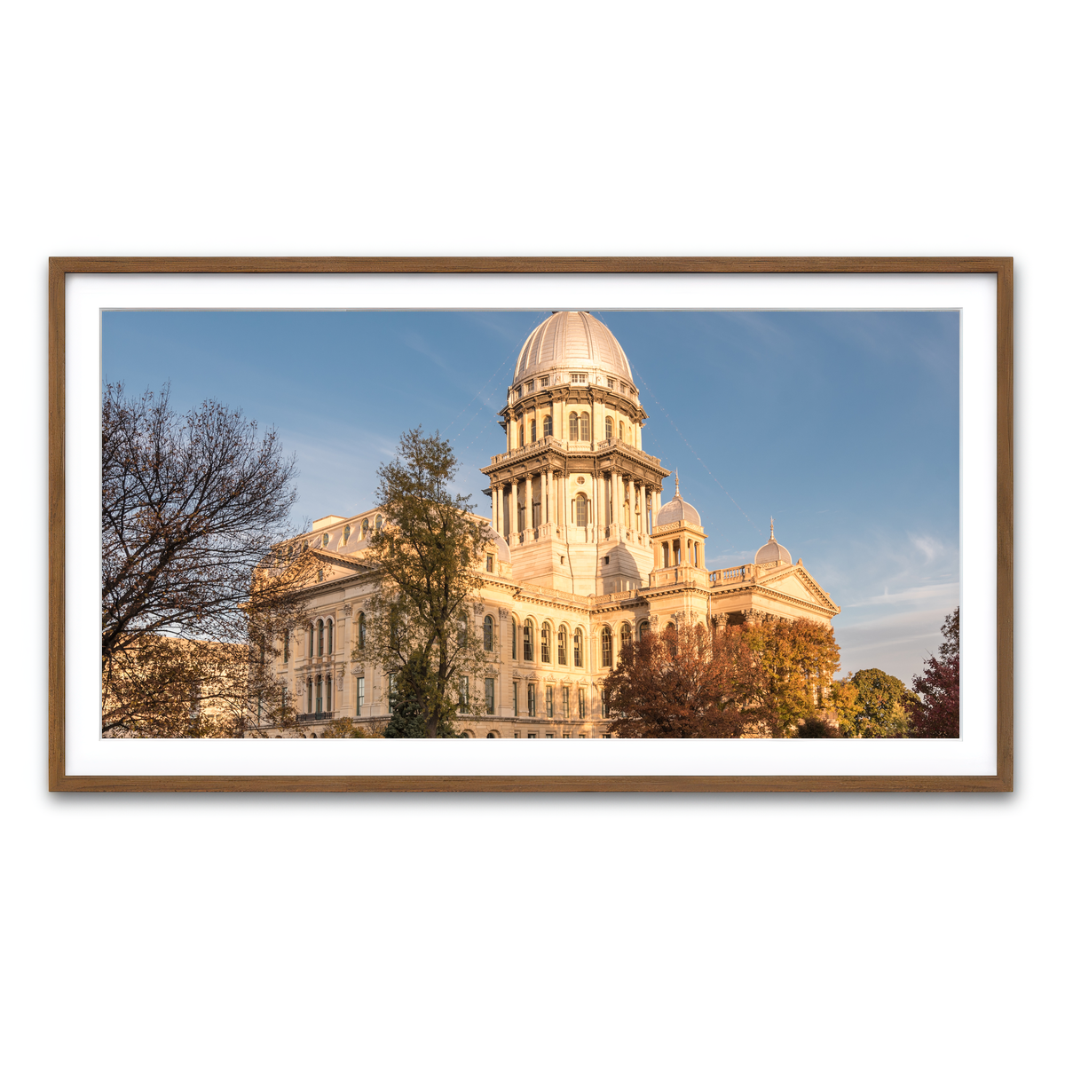 Framed Print 2x1 Walnut