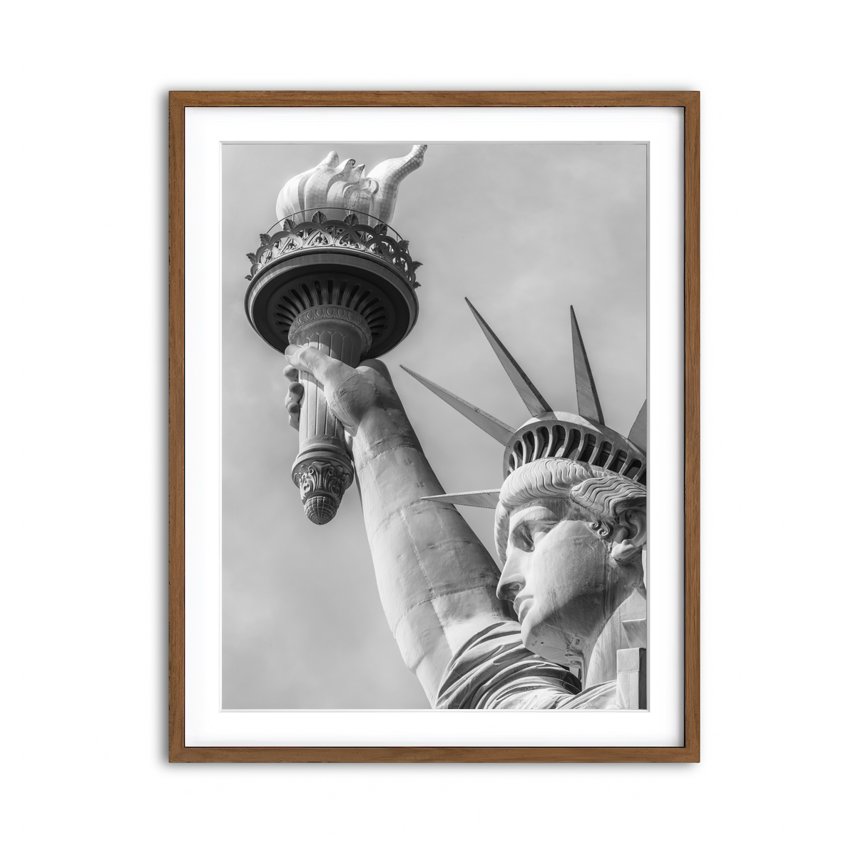 Framed Print 3x4 Walnut