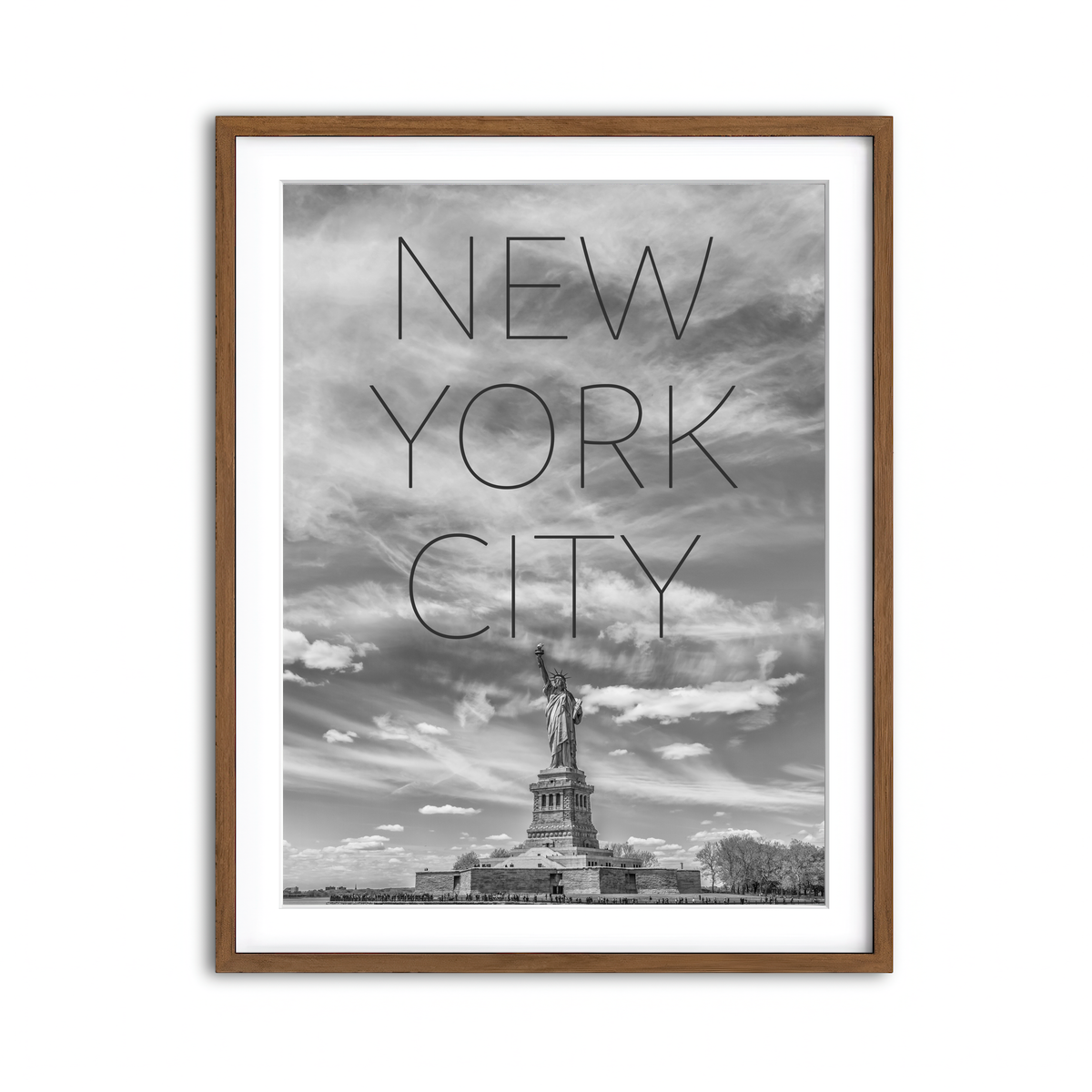 Framed Print 3x4 Walnut