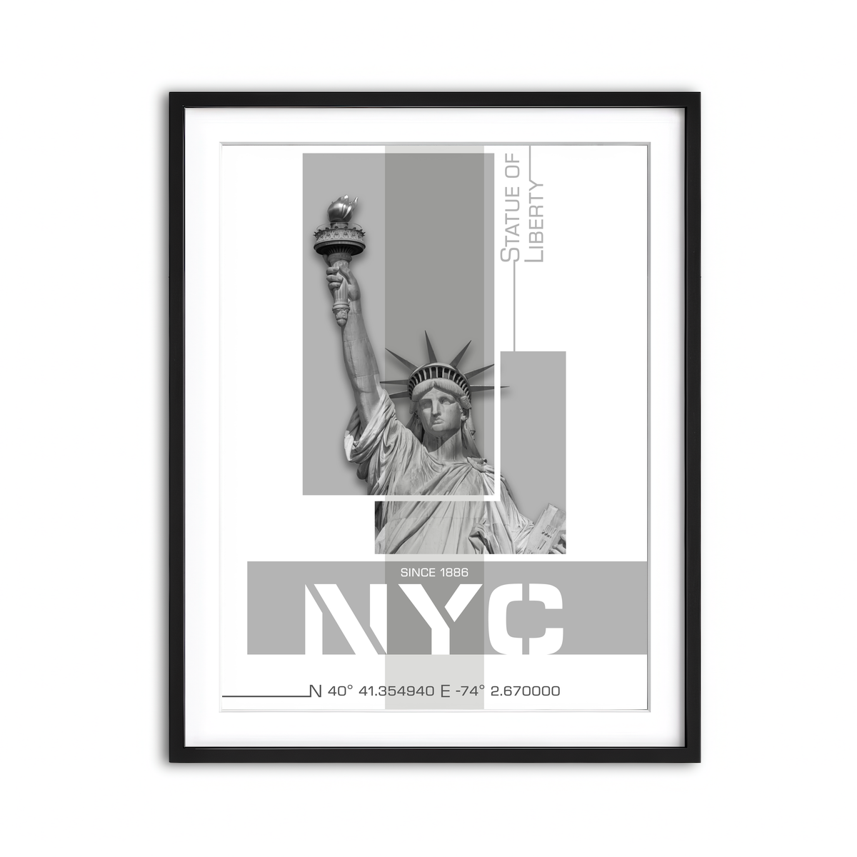 Framed Print 3x4 Black