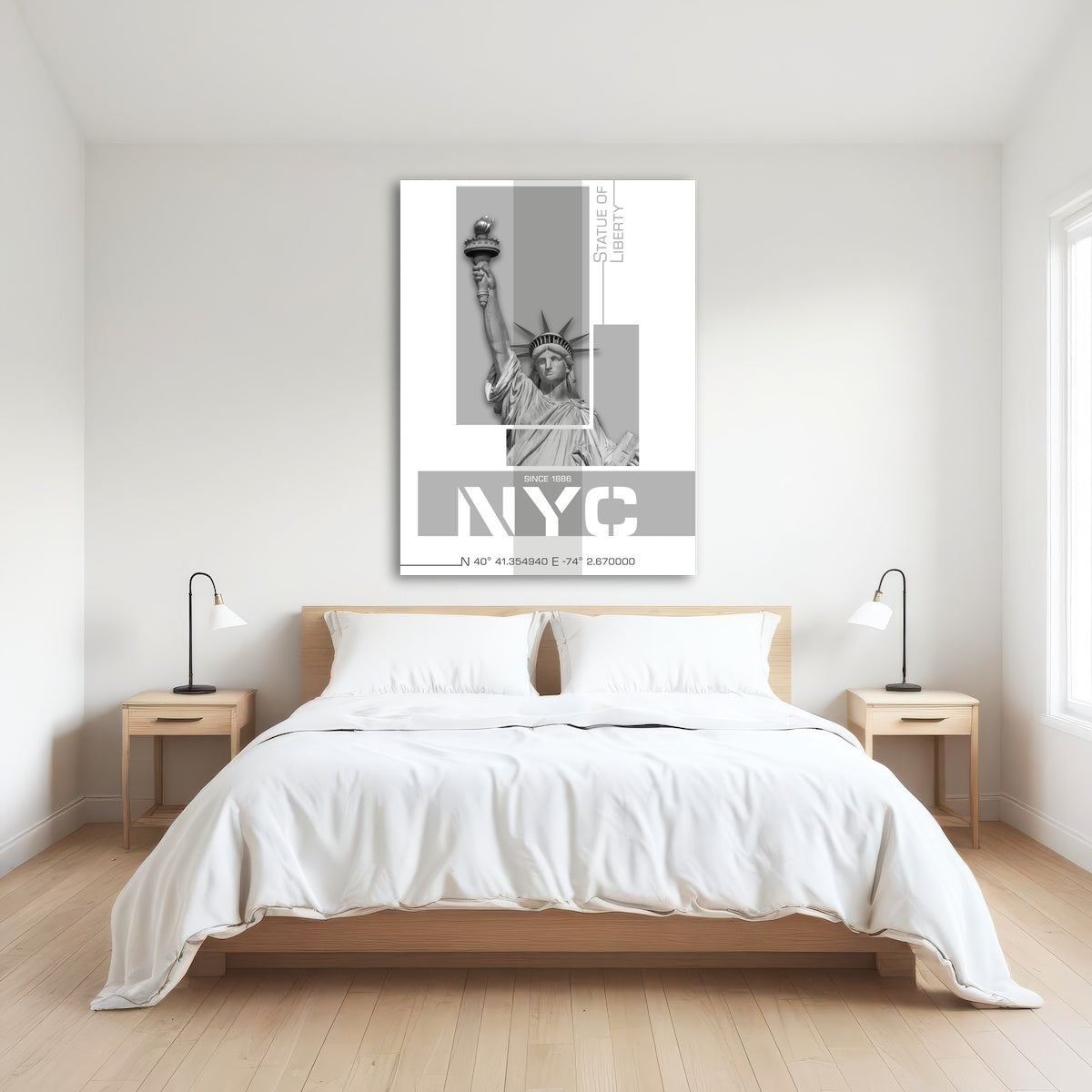 AUTO-MOCKUP ROOM | Statue of Liberty Poster Art
