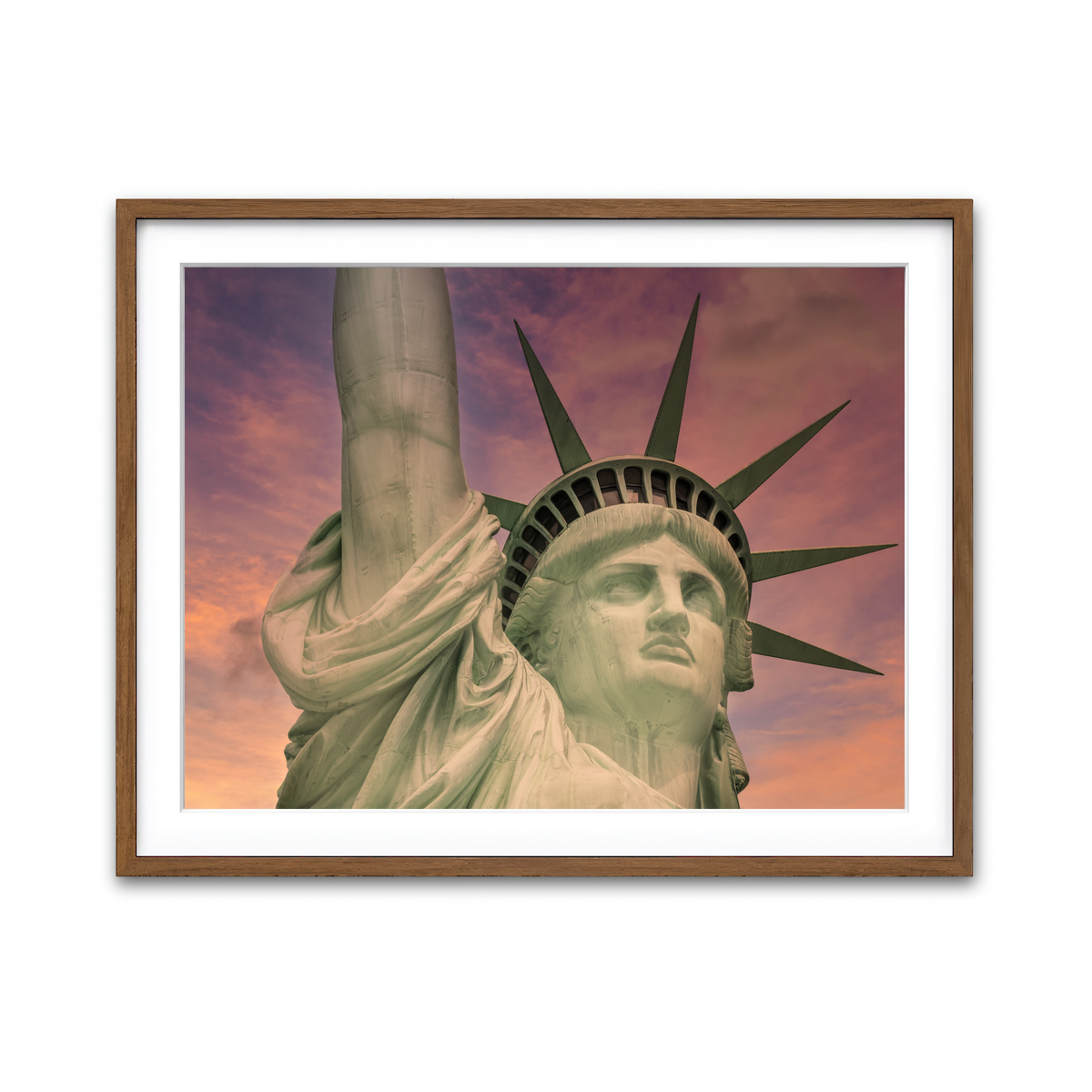 Framed Print 4x3 Walnut