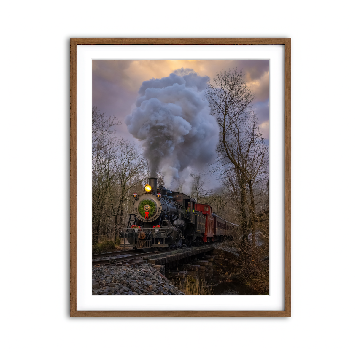 Framed Print 3x4 Walnut
